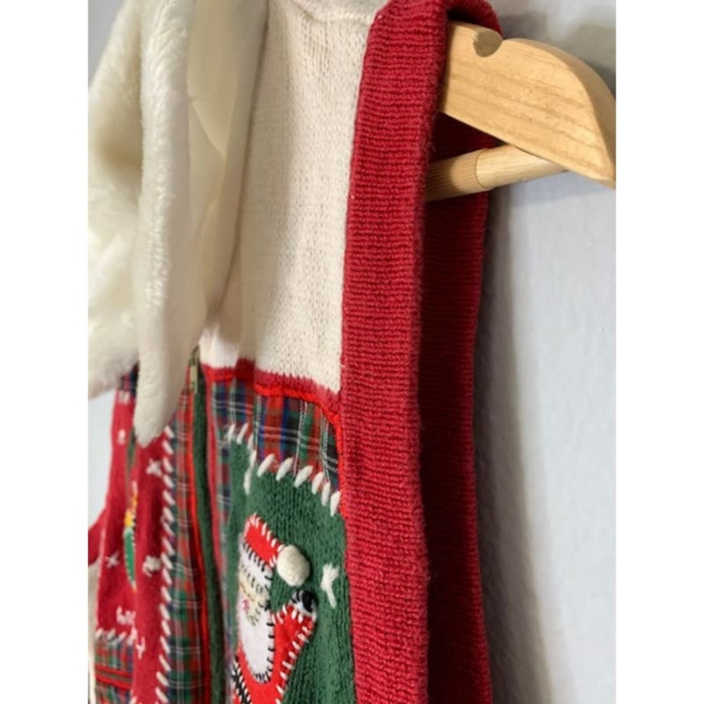 EXTRA POINT by Reference Point Vintage Ugly Christmas Knit Sweater Vest - 2X - Picture 10 of 13